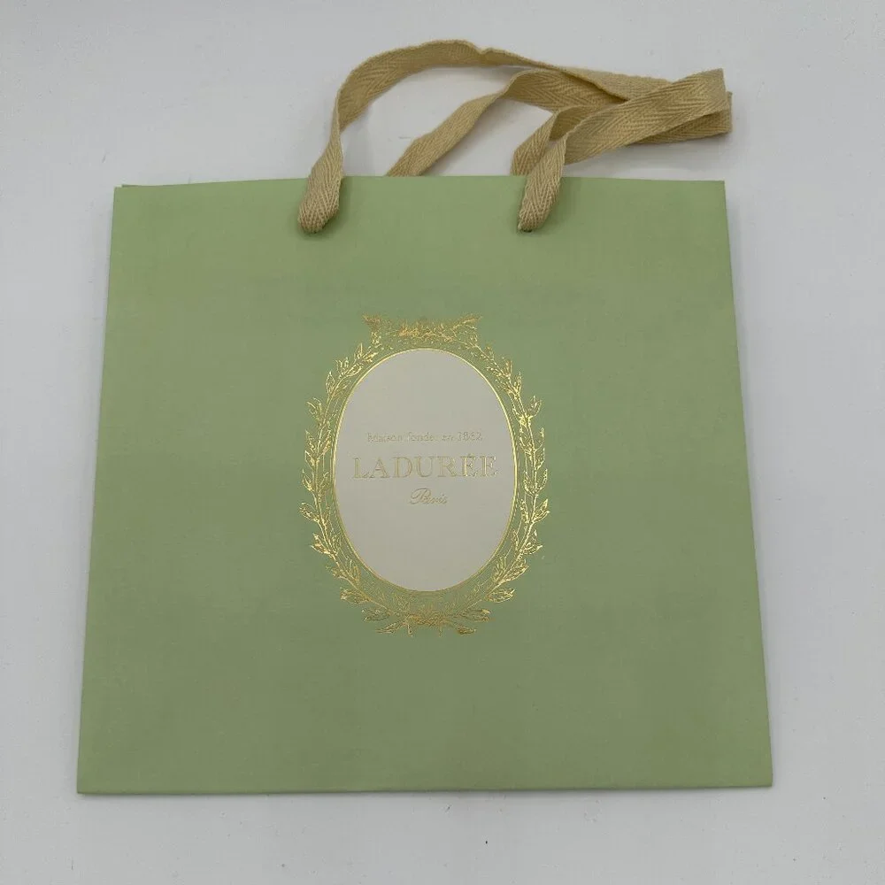 New Style Ladurée Paris Paper Shopping Bag for Parties 8.5